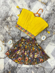 Two-Piece yellow outfit