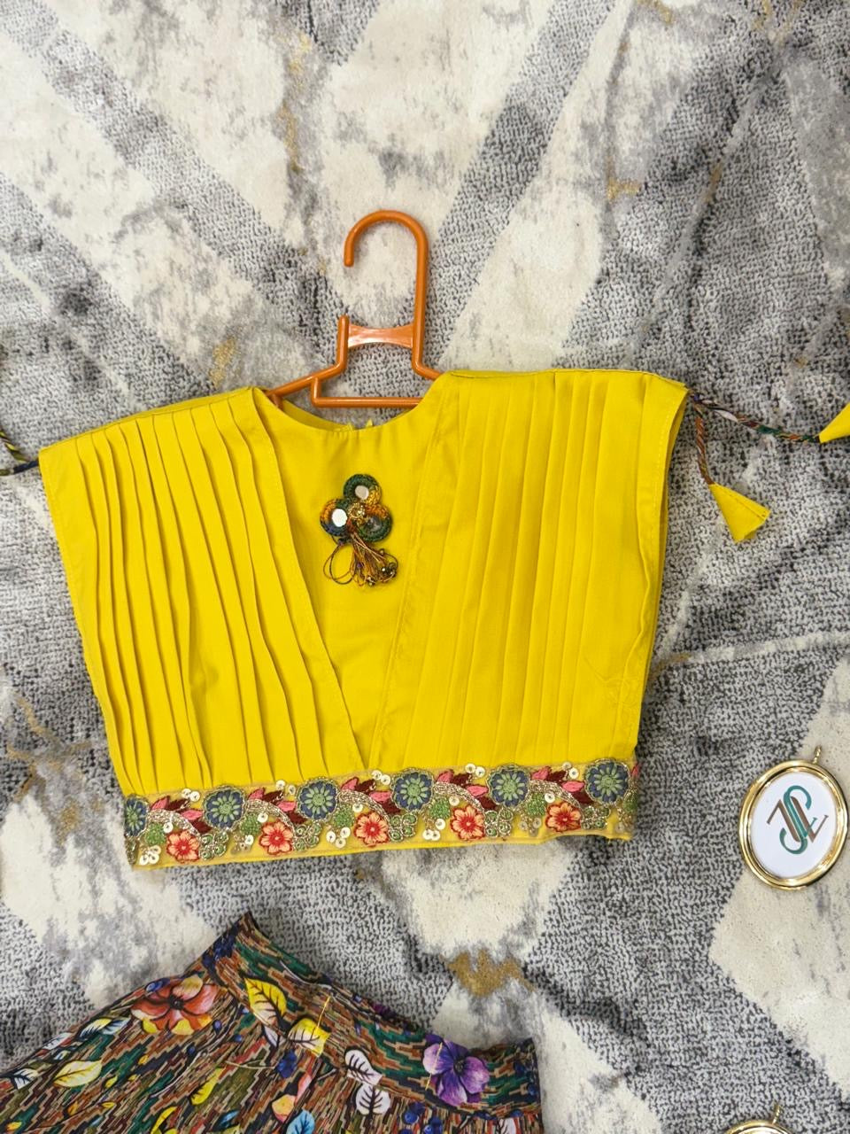 Two-Piece yellow outfit
