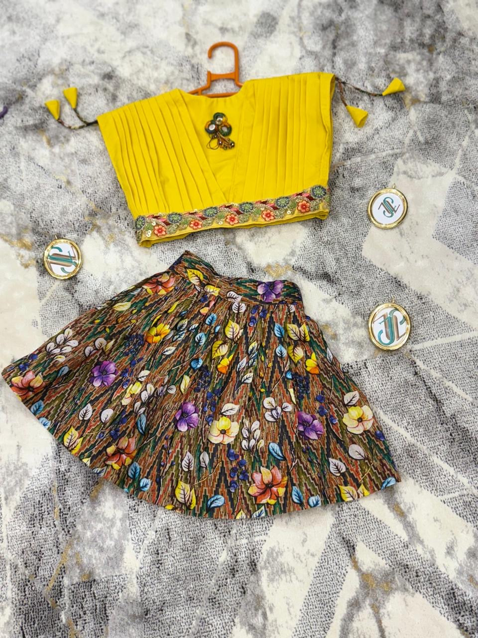 Two-Piece yellow outfit