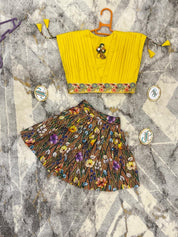 Two-Piece yellow outfit